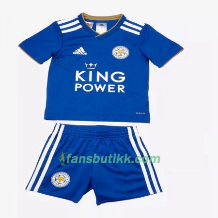 Fotballdrakt Leicester City Barn Hjemmetrøye 2018-2019 Kortermet